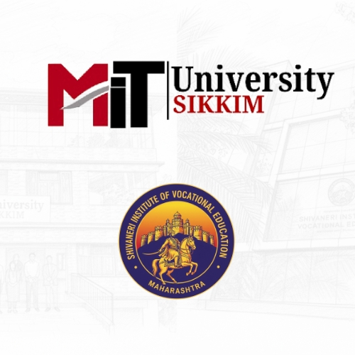MIT University Sikkim logo and Shivaneri Logo