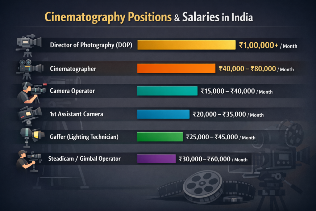 Cinematography Salary Graph